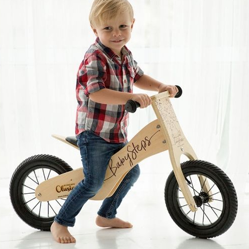 rowerek drewniany prezent dla chłopca